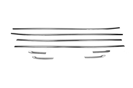 Bottom edging (8 pieces, stainless steel) for Toyota Corolla 2019↗︎ - Reelken Auto