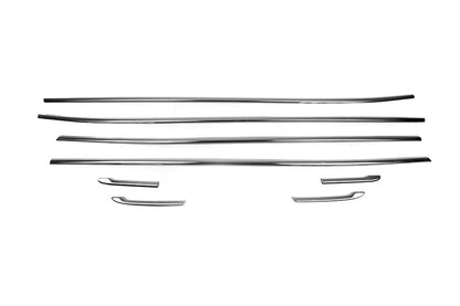 Lower Door Trim Set (8 pcs, Stainless Steel) for Toyota Corolla 2019- - image 2