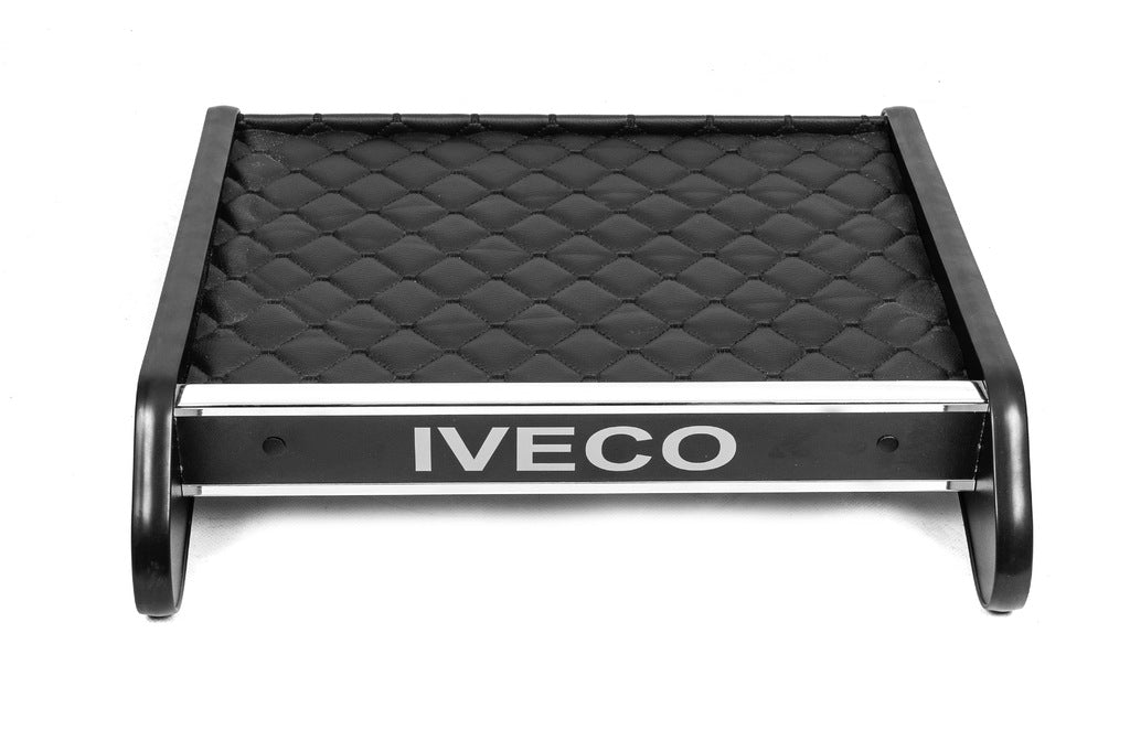 Dashboard Shelf (Black with Black Stitching) for Iveco Daily 2006-2014 - image 2