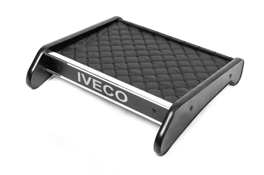 Dashboard Shelf (Black with Black Stitching) for Iveco Daily 2006-2014 - image 1