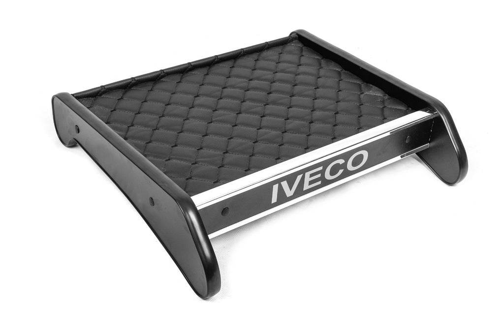 Shelf on the panel (Black with black thread) for Iveco Daily 2006-2014 - Reelken Auto