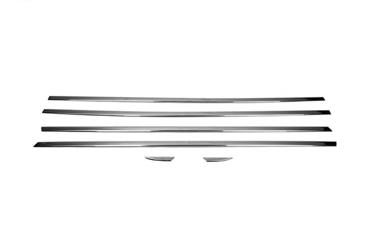 Bottom edging of glass (Sedan, 6-piece, stainless steel) for Renault Megane IV 2016-2025 - image 2