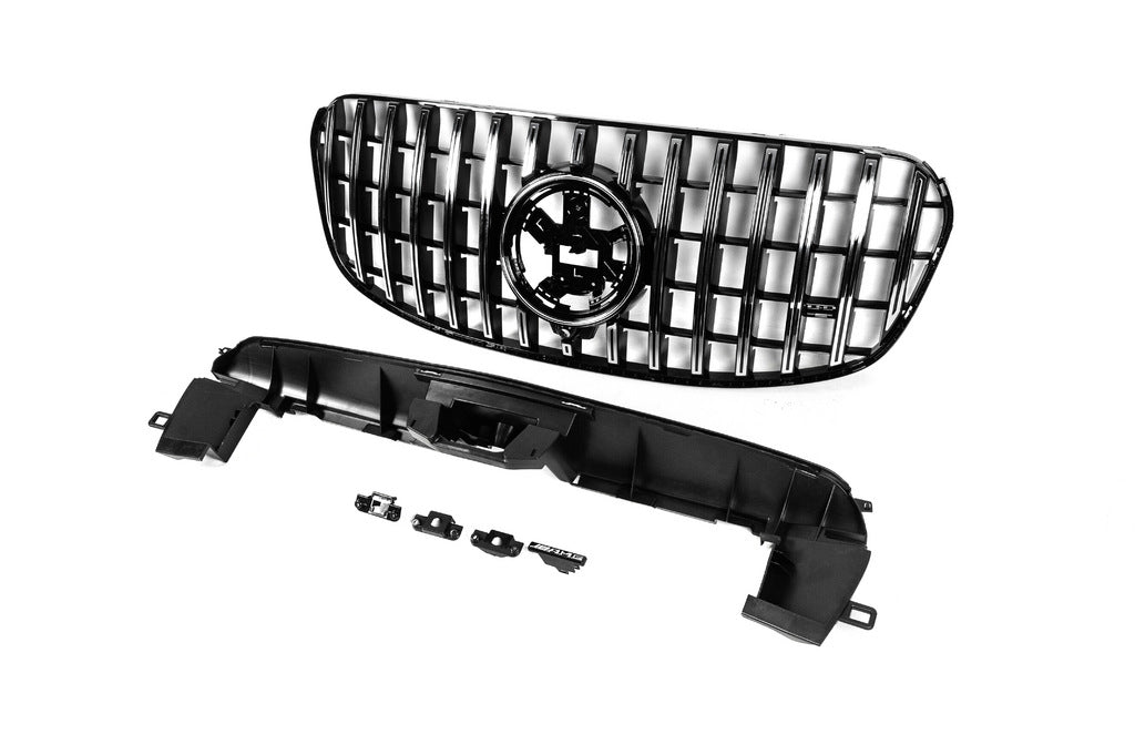 Front Grille 2023+ (GT Panamericana) for Mercedes GLS X167 2019- - image 5