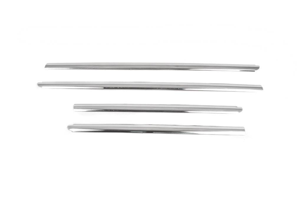 Outer edging of glass (Sedan, 4 pieces, stainless steel) for Renault Symbol 1999-2008 - Reelken Auto