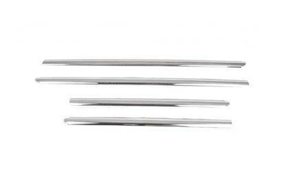Outer edging of glass (Sedan, 4 pieces, stainless steel) for Renault Symbol 1999-2008 - Reelken Auto