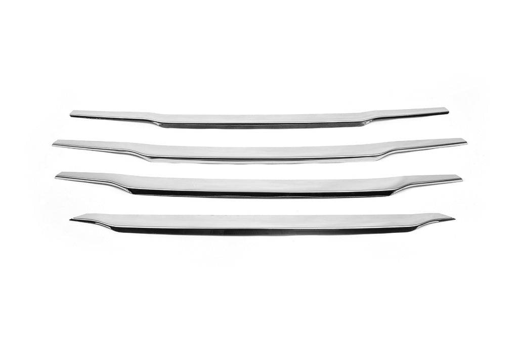 OmsaLine grille overlays (2014-2018, 4 pcs., stainless steel) for Ford Courier 2014-2023 - Reelken Auto
