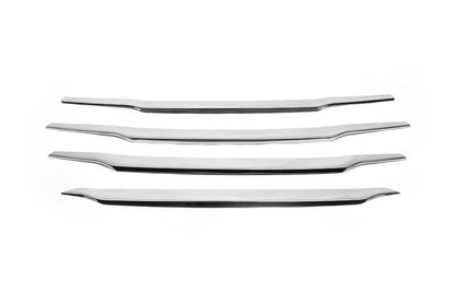OmsaLine grille overlays (2014-2018, 4 pcs., stainless steel) for Ford Courier 2014-2023 - Reelken Auto