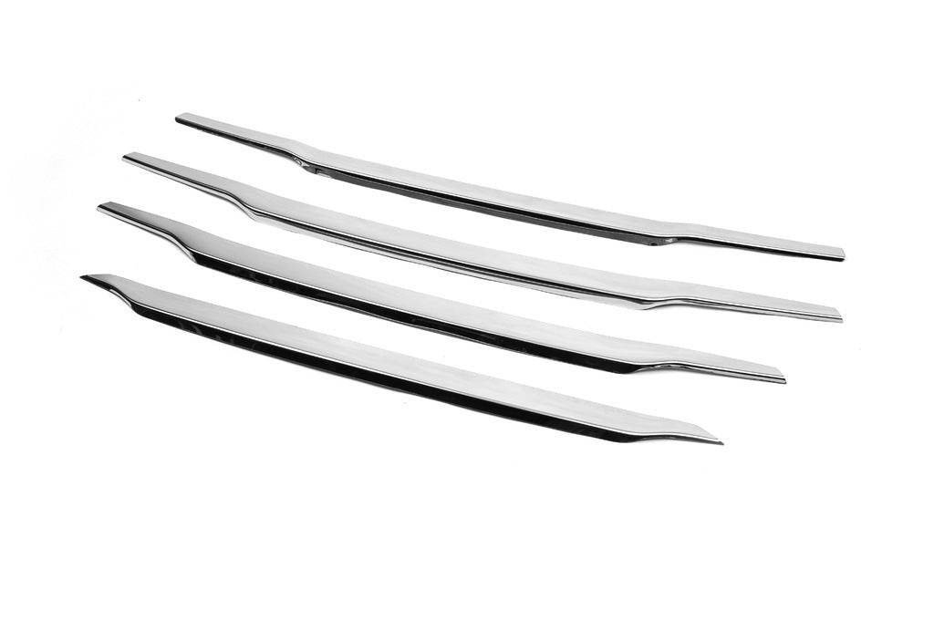 OmsaLine grille overlays (2014-2018, 4 pcs., stainless steel) for Ford Courier 2014-2023 - Reelken Auto