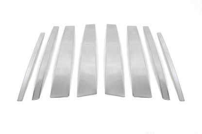Stainless Steel Door Pillar Trim (8 pcs) for Suzuki Grand Vitara 2005-2017 - image 2