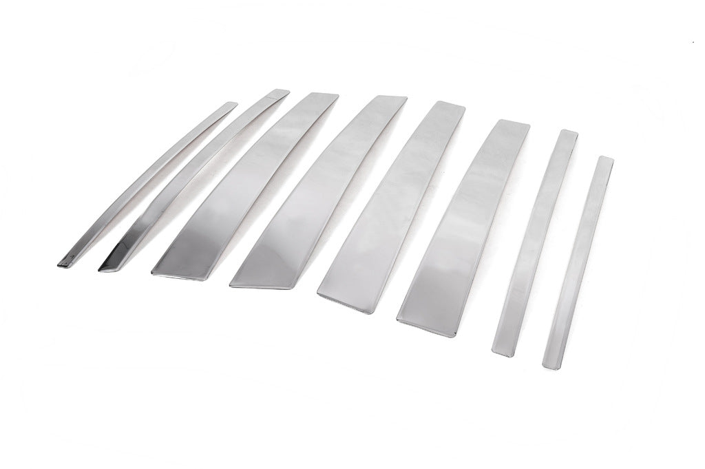 Stainless Steel Door Pillar Trim (8 pcs) for Suzuki Grand Vitara 2005-2017 - image 3