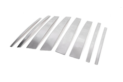 Stainless Steel Door Pillar Trim (8 pcs) for Suzuki Grand Vitara 2005-2017 - image 3