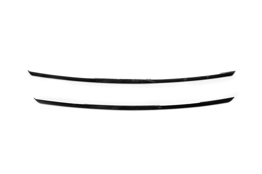 Lower grille trim (2010-2015, 2 pcs, stainless steel) for Fiat Doblo II 2010-2022 - image 2