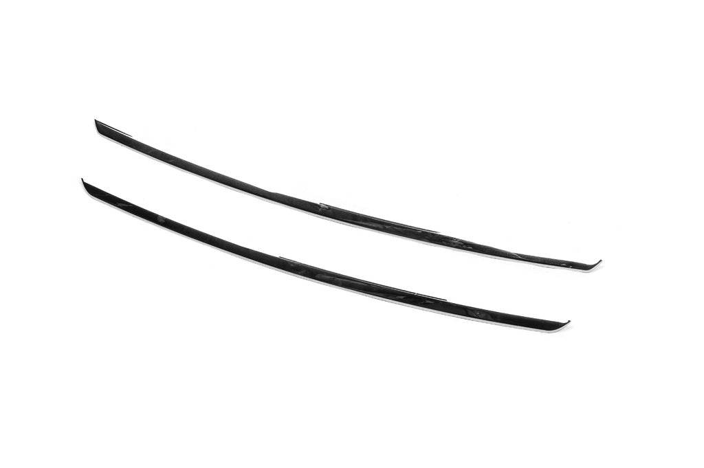 Cover for the lower grille (2010-2015, 2 pcs., stainless steel) for Fiat Doblo II 2010-2022 - Reelken Auto