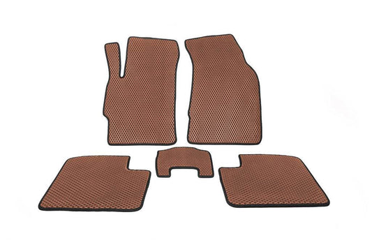 EVA floor mats (2004-2009, Brown) for Kia Spectra - Reelken Auto
