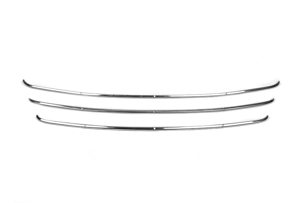 Grille trim strips (3 pcs, stainless steel) for Hyundai IX-35 2010-2015 - image 2