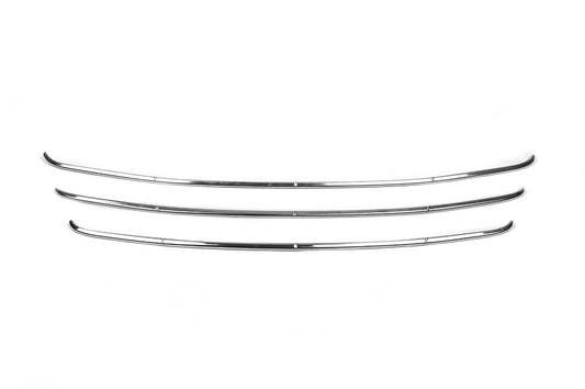 Grille trim strips (3 pcs, stainless steel) for Hyundai IX-35 2010-2015 - image 2