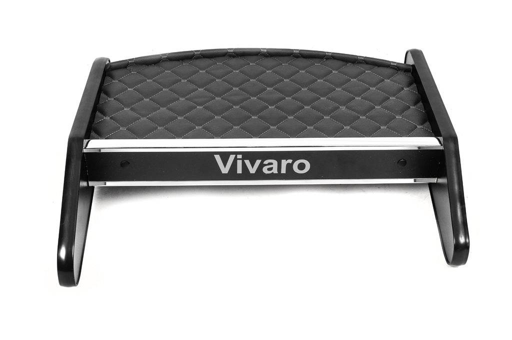 Shelf on the panel (2001-2010, Gray with gray thread) for Opel Vivaro 2001-2015 - Reelken Auto