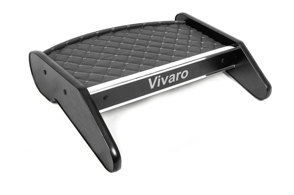 Shelf on the panel (2001-2010, Gray with gray thread) for Opel Vivaro 2001-2015 - Reelken Auto