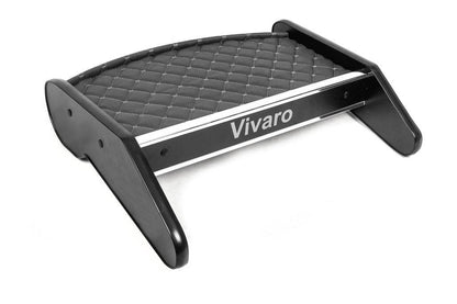Shelf on the panel (2001-2010, Gray with gray thread) for Opel Vivaro 2001-2015 - Reelken Auto