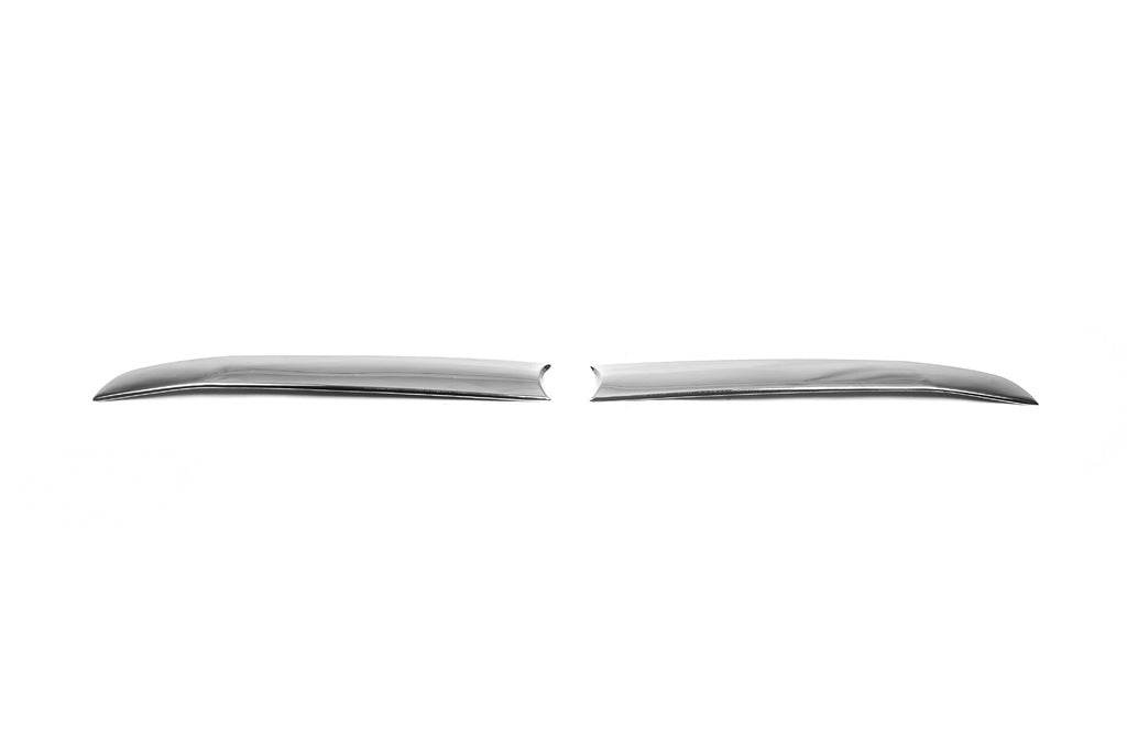 Scuff grille (2 ppm., Stainless steel.) for Hyundai Getz - Reelken Auto