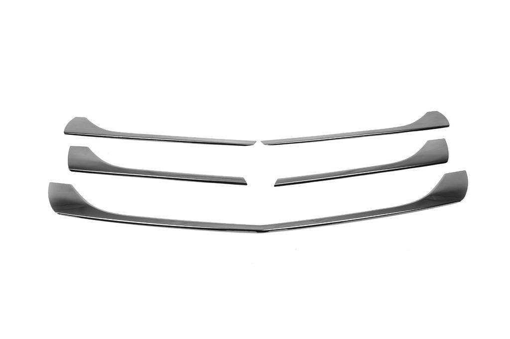 Grille overlays 2014-2020 (5 pcs., BlackChrome) for Mercedes Vito / V-class W447 2014↗ year - Reelken Auto