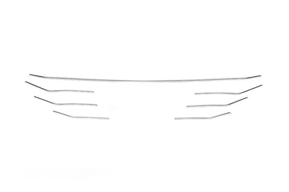 Stainless Steel Bumper Protectors 2016-2021 (7 pcs) for Renault Megane IV 2016-2025 - image 2