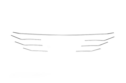 Stainless Steel Bumper Protectors 2016-2021 (7 pcs) for Renault Megane IV 2016-2025 - image 2