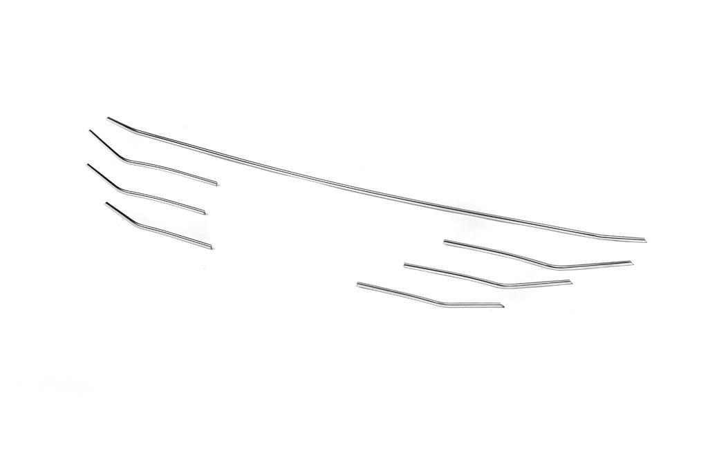 Stainless Steel Bumper Protectors 2016-2021 (7 pcs) for Renault Megane IV 2016-2025 - image 3