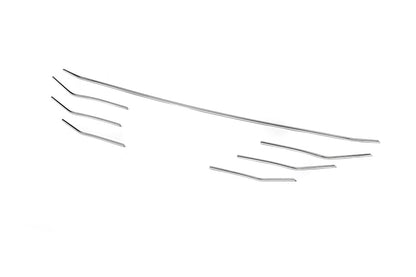 Stainless Steel Bumper Protectors 2016-2021 (7 pcs) for Renault Megane IV 2016-2025 - image 3