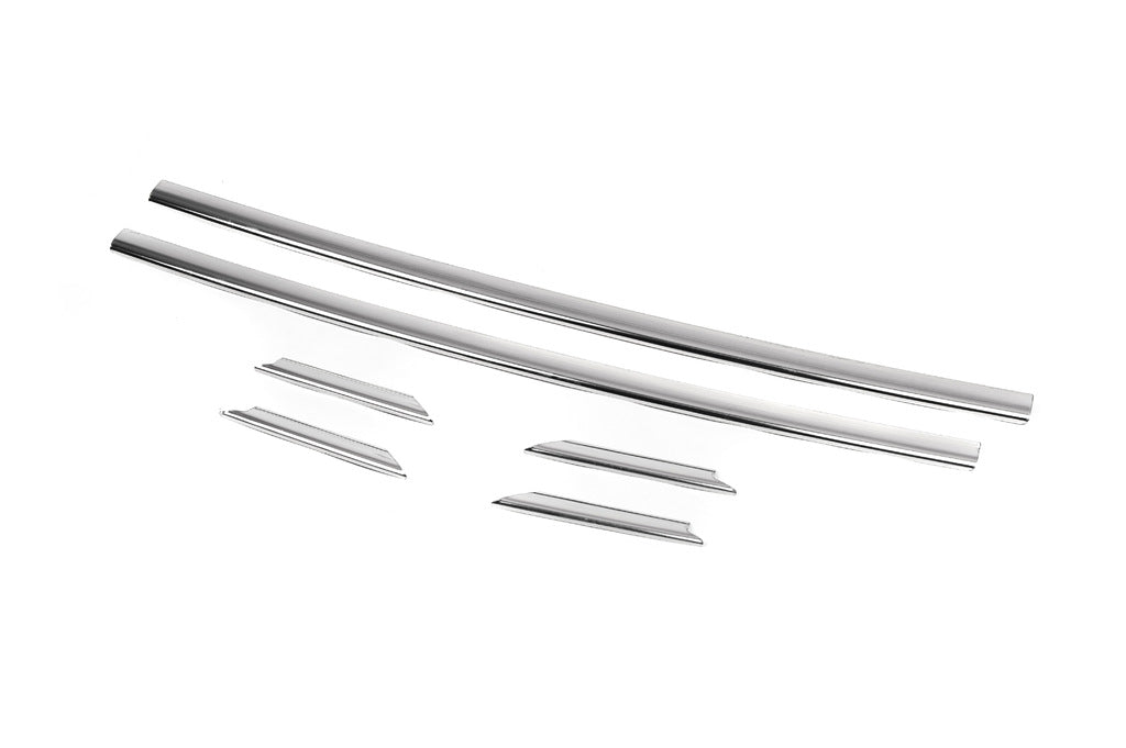 Bumper Grille Trim Covers 2007-2015 (6 pcs, stainless steel) for Renault Trafic 2001-2015 - image 3