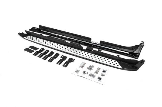 Original Side Steps V1 (2 pcs, Aluminum) for BMW X4 F26 2014-2018 - image 1