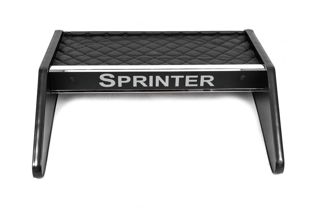 Dashboard Shelf (Black with Black Stitching) for Mercedes Sprinter W906 2006-2018 - image 2