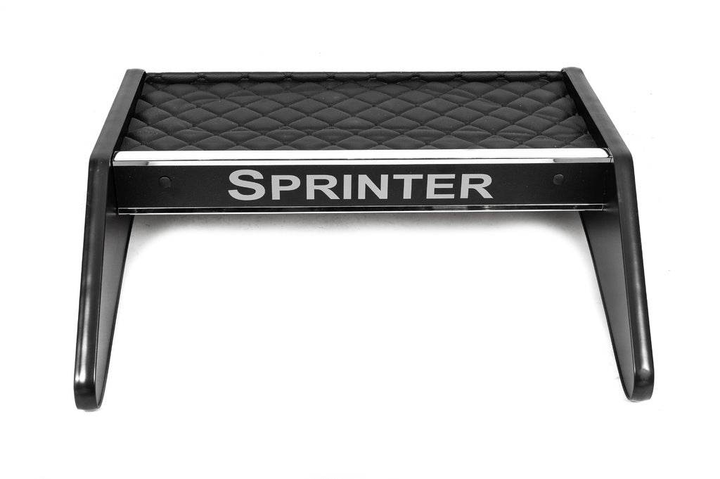 Shelf on the panel (Black with black thread) for Mercedes Sprinter W906 2006-2018 - Reelken Auto