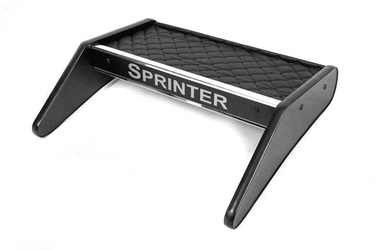 Shelf on the panel (Black with black thread) for Mercedes Sprinter W906 2006-2018 - Reelken Auto