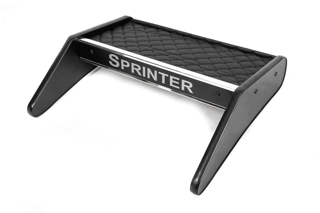 Dashboard Shelf (Black with Black Stitching) for Mercedes Sprinter W906 2006-2018 - image 1