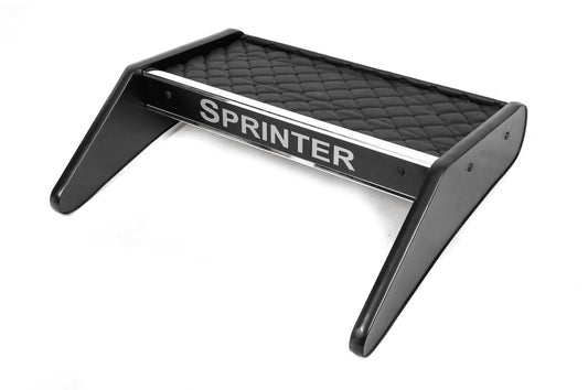 Dashboard Shelf (Black with Black Stitching) for Mercedes Sprinter W906 2006-2018 - image 1