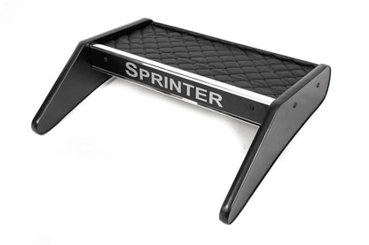 Dashboard Shelf (Black with Black Stitching) for Mercedes Sprinter W906 2006-2018 - image 1