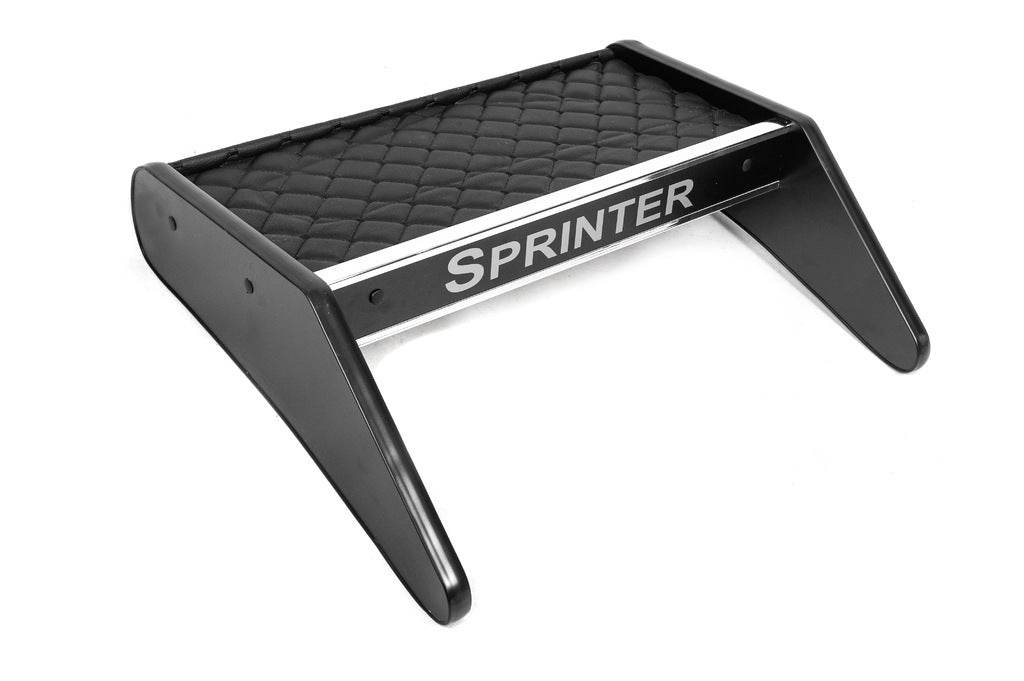 Shelf on the panel (Black with black thread) for Mercedes Sprinter W906 2006-2018 - Reelken Auto