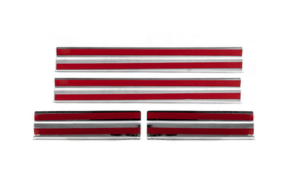 Door sill cover Carmos V2 (4 pcs., stainless steel) for Volkswagen Touareg 2010-2018 - image 3
