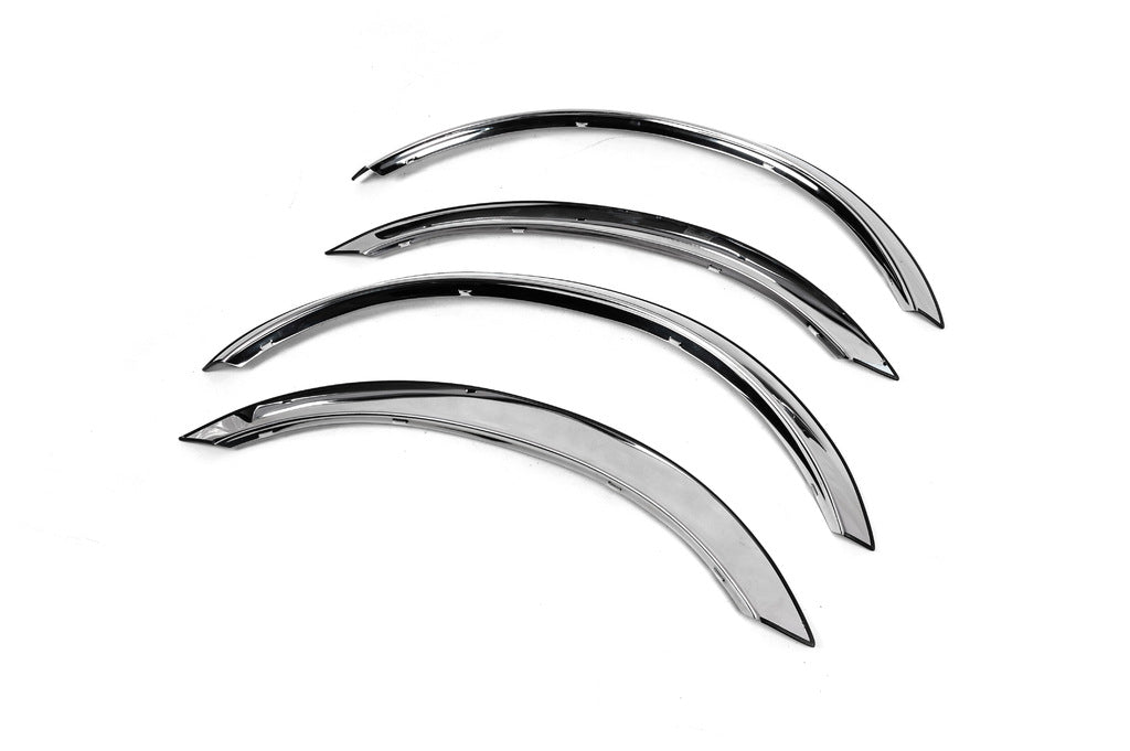 Fender Trim (Short/Long, 4 pcs, Stainless Steel) for Mercedes S-сlass W140 1991-1998 - image 4
