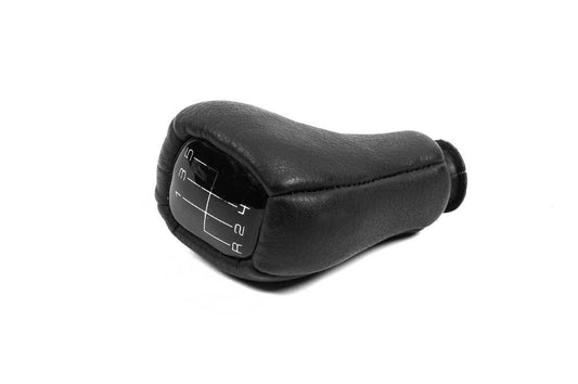 Gear shift knob V2 (leather) for Mercedes E-class W124 1984-1997 - Reelken Auto