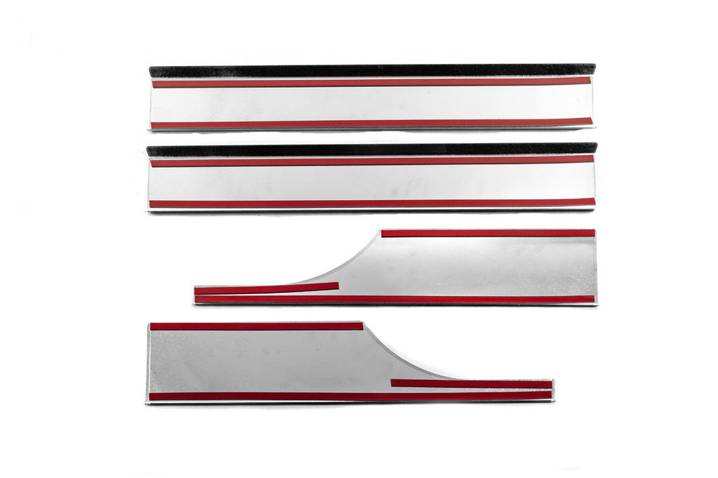 Interior sill guards (unmarked, steel) for Volkswagen Caddy 2010-2015 - image 3