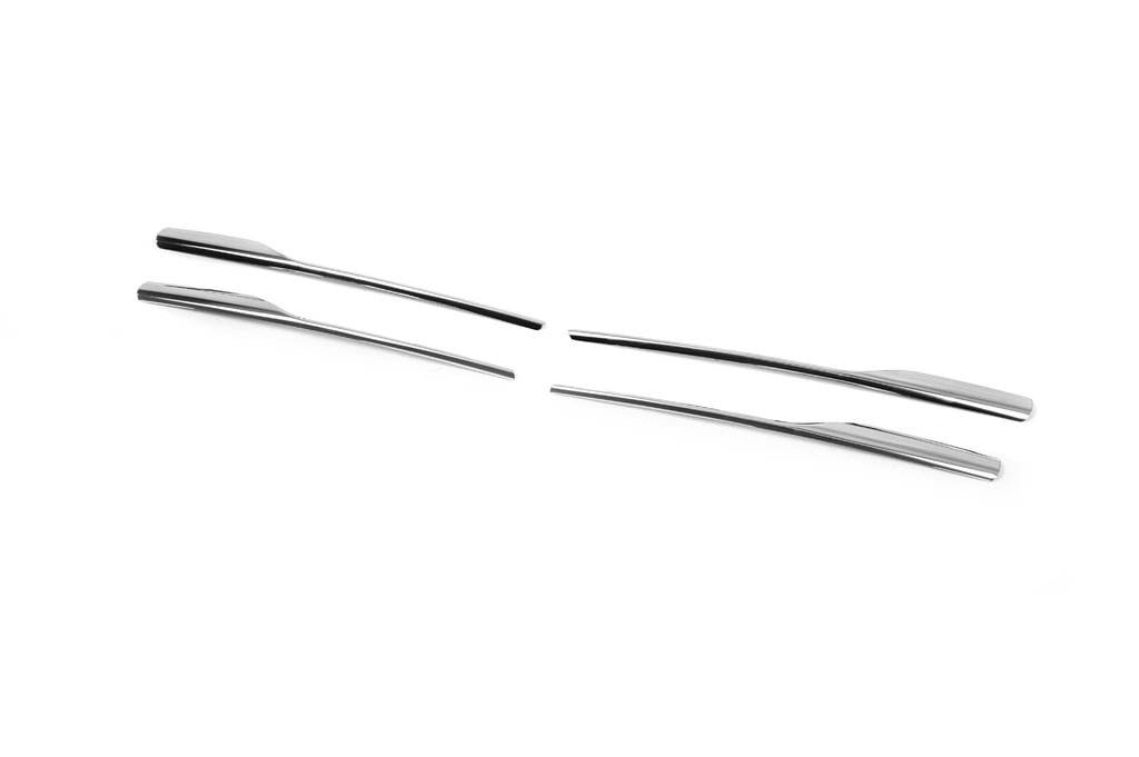 Lining on the grille option 1 (4 pieces, stainless.) for Dacia Sandero 2013-2020 - Reelken Auto