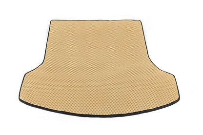 Trunk mat for +2 (long, EVA, Beige) for Nissan Qashqai 2010-2014 - Reelken Auto