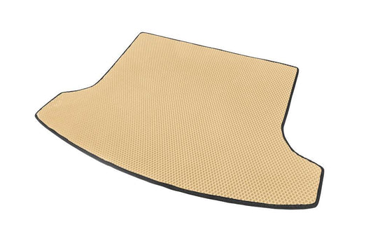 Trunk mat for +2 (long, EVA, Beige) for Nissan Qashqai 2010-2014 - Reelken Auto