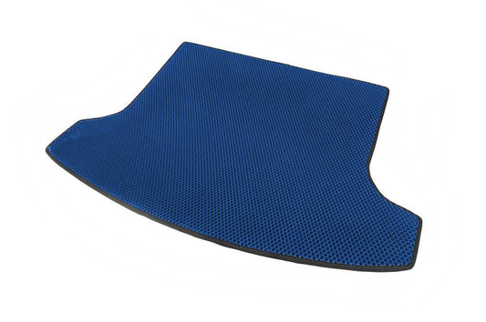 Trunk mat for +2 (long, EVA, Blue) for Nissan Qashqai 2007-2010 - Reelken Auto