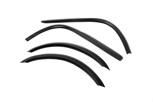 Covers for arches (4 pcs, black, ABS-plastic) for Daewoo Nexia - Reelken Auto