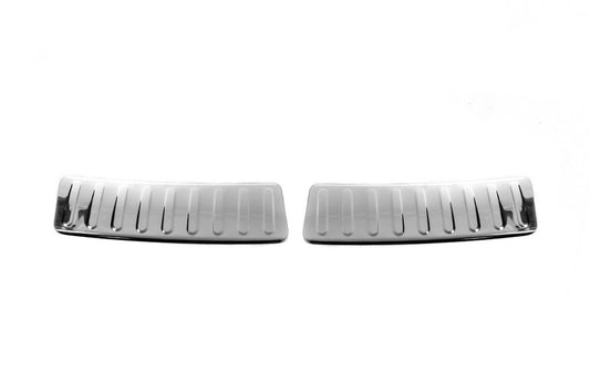 Cover on the rear bumper Carmos V2 (stainless steel) for Dacia Sandero 2007-2013 - image 1
