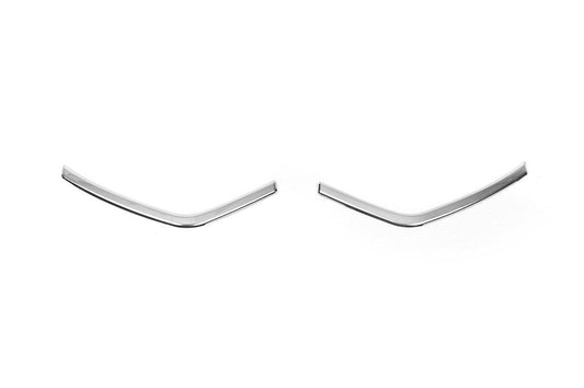Lining on the grille (2 PCs, stainless steel) for Dacia Duster 2018-2024 - Reelken Auto