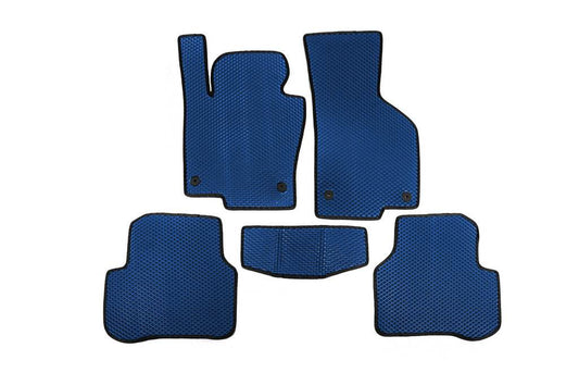 EVA mats (Blue) for Volkswagen Passat B6 2006-2012 - Reelken Auto